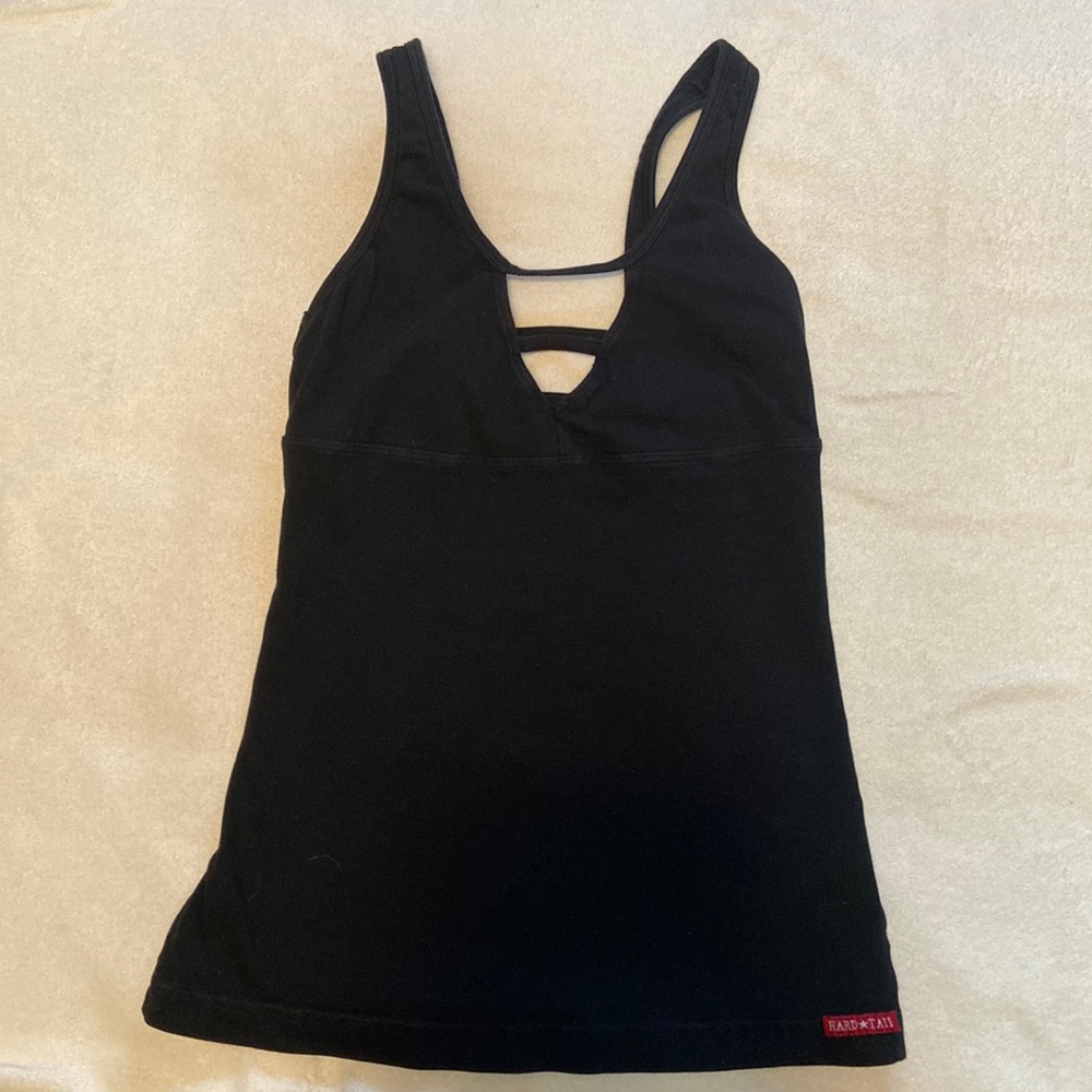 Hard tail workout tank top small